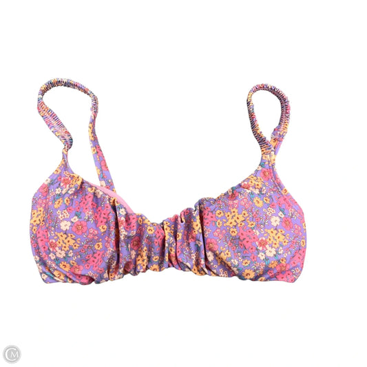 Swimsuit Top By Ninety Nine In Floral Print, Size: Xs