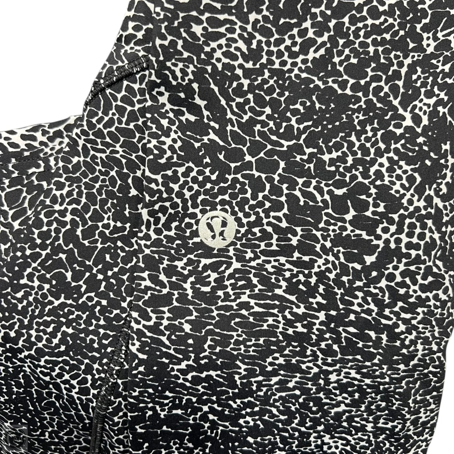 Athletic Leggings By Lululemon In Black & White, Size: 4
