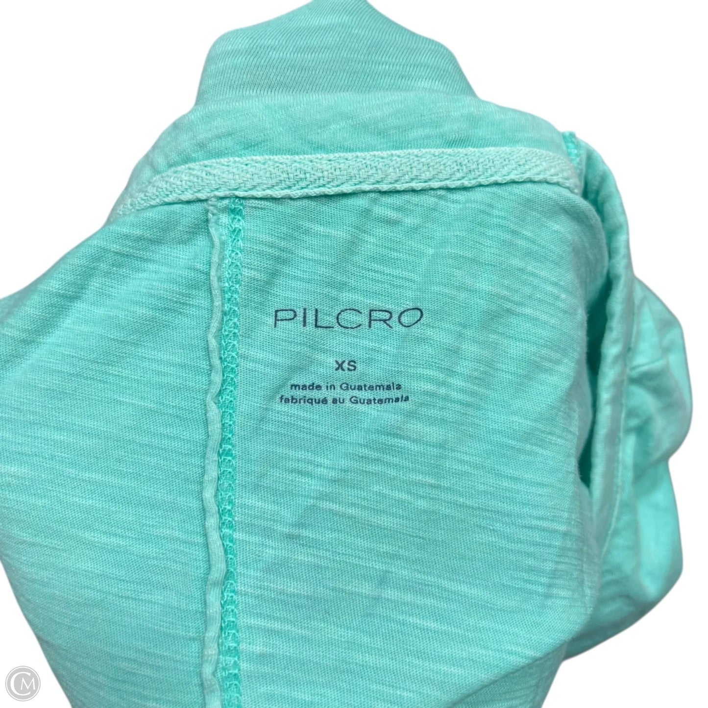 Top Short Sleeve Basic By Pilcro In Teal, Size: Xs