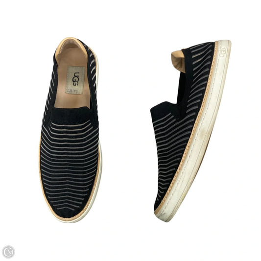 Shoes Designer By Ugg In Black & Blue, Size: 8.5
