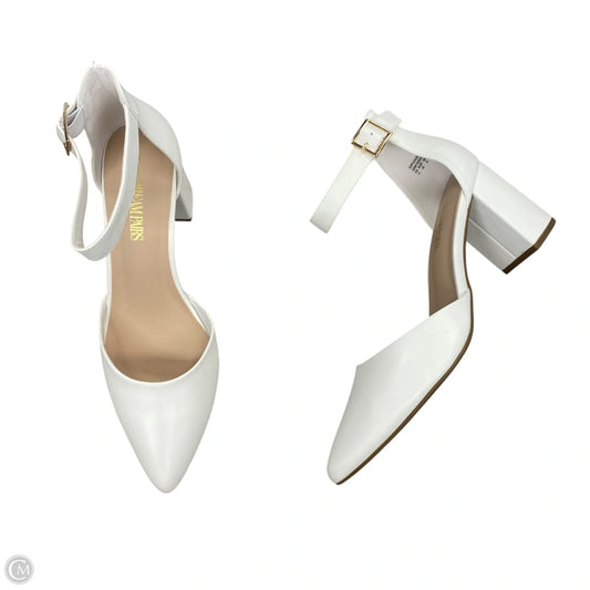 Shoes Heels Block By Dream Pairs In White, Size: 11