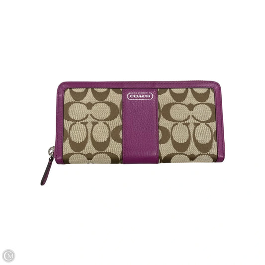 Wallet Designer By Coach, Size: Large