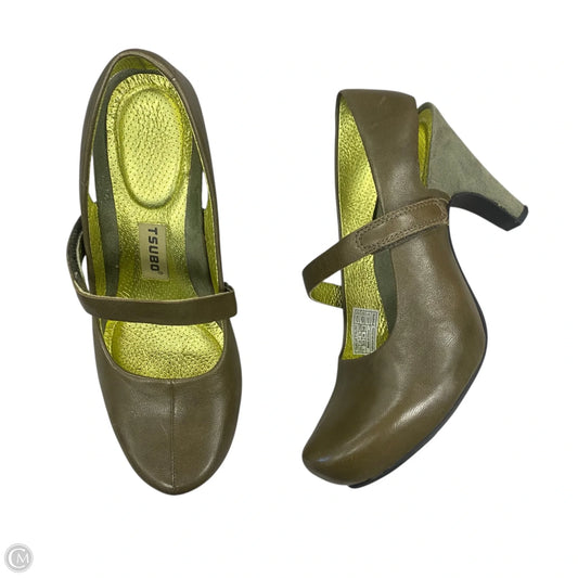 Shoes Heels Stiletto By Tsubo In Green, Size: 7