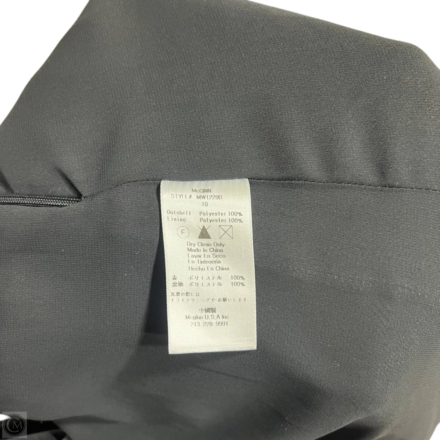 Dress Party Midi By Mcginn In Black, Size: M