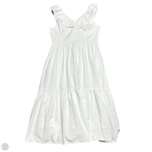 Dress Casual Maxi By Vineyard Vines In White, Size: Xl