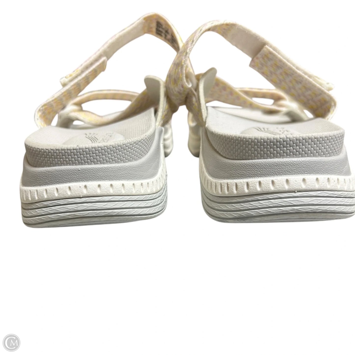 Sandals Flats By Dansko In Pink & Yellow, Size: 6.5