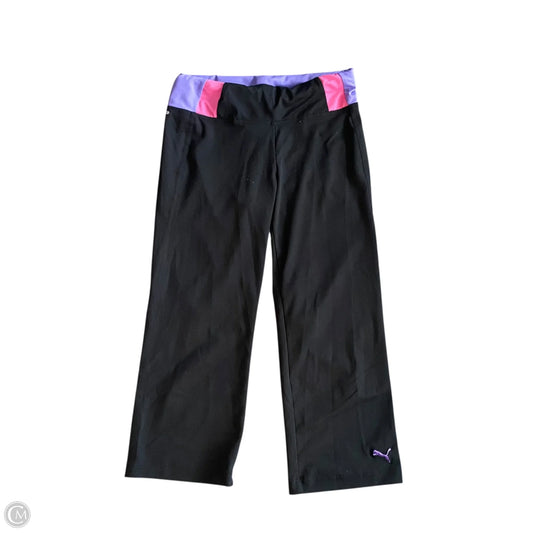Athletic Leggings Capris By Puma In Black & Purple, Size: Xs