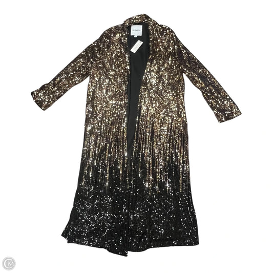 Cardigan By Bb Dakota In Black & Gold, Size: S