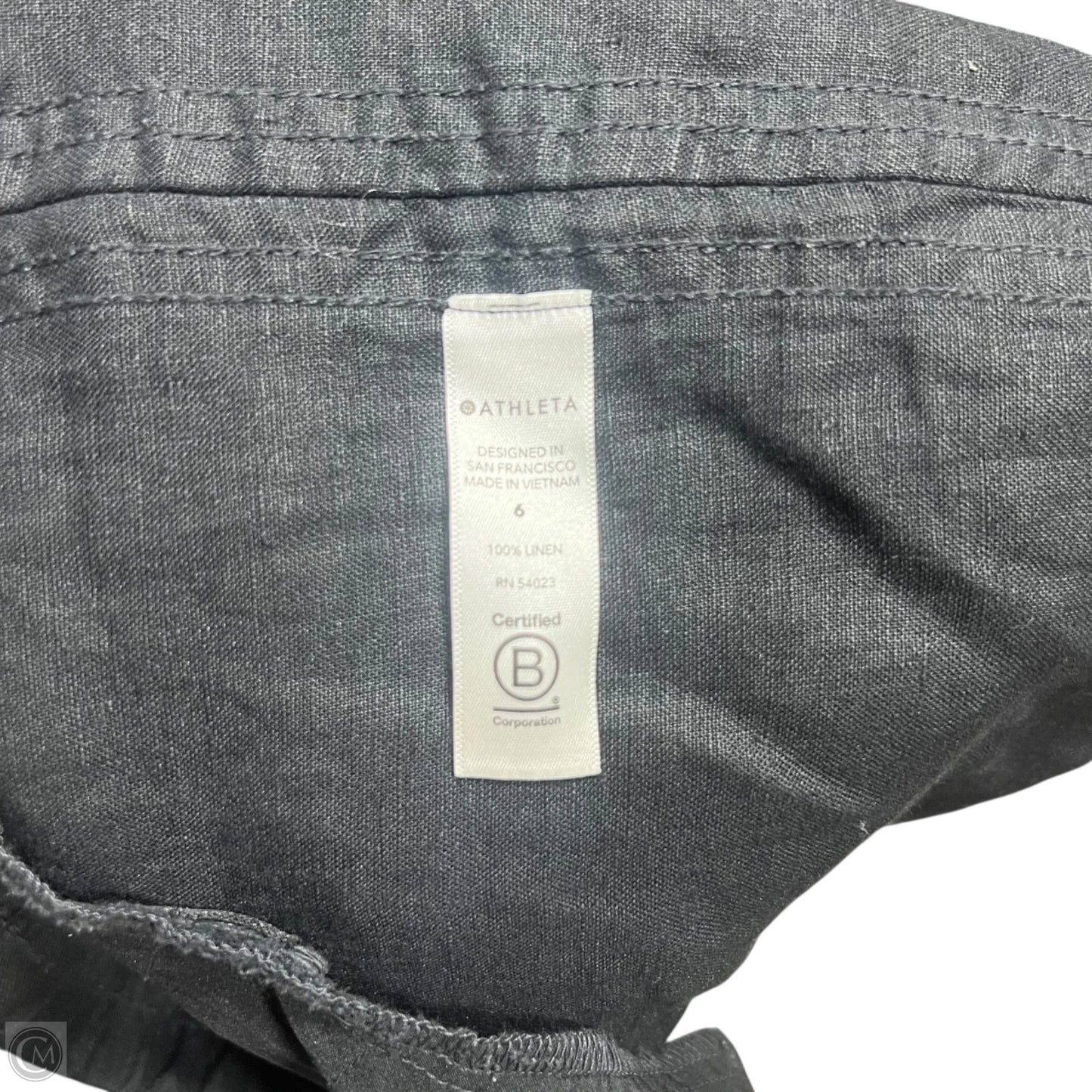 Pants Linen By Athleta In Black, Size: 6