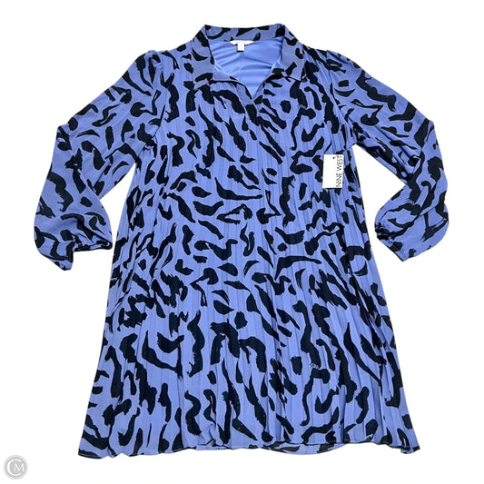 Dress Casual Short By Nine West In Black & Blue, Size: Xxl