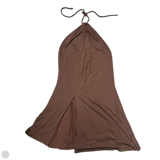 Dress Casual Midi By Eloquii In Black & Brown, Size: 4x