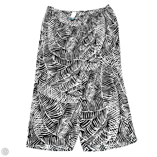 Pants Lounge By Cacique In Black & White, Size: 4x