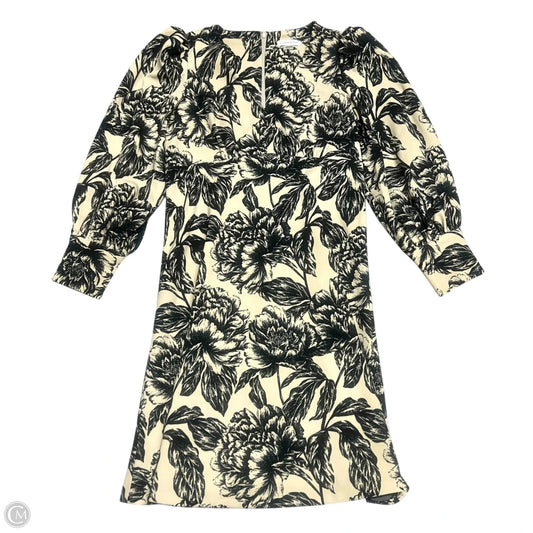 Dress Work By Calvin Klein In Black & Tan, Size: M