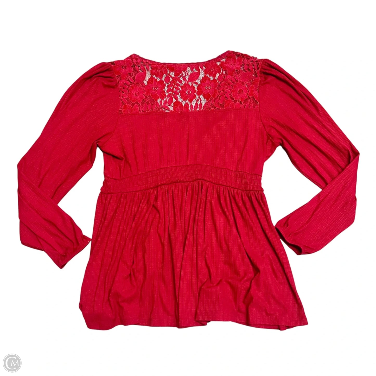 Top Long Sleeve By Torrid In Red, Size: 2x
