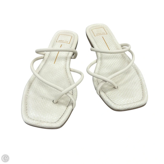 Sandals Flats By Dolce Vita In Cream, Size: 8.5