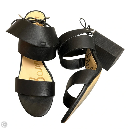 Sandals Heels Block By Sam Edelman In Black, Size: 10