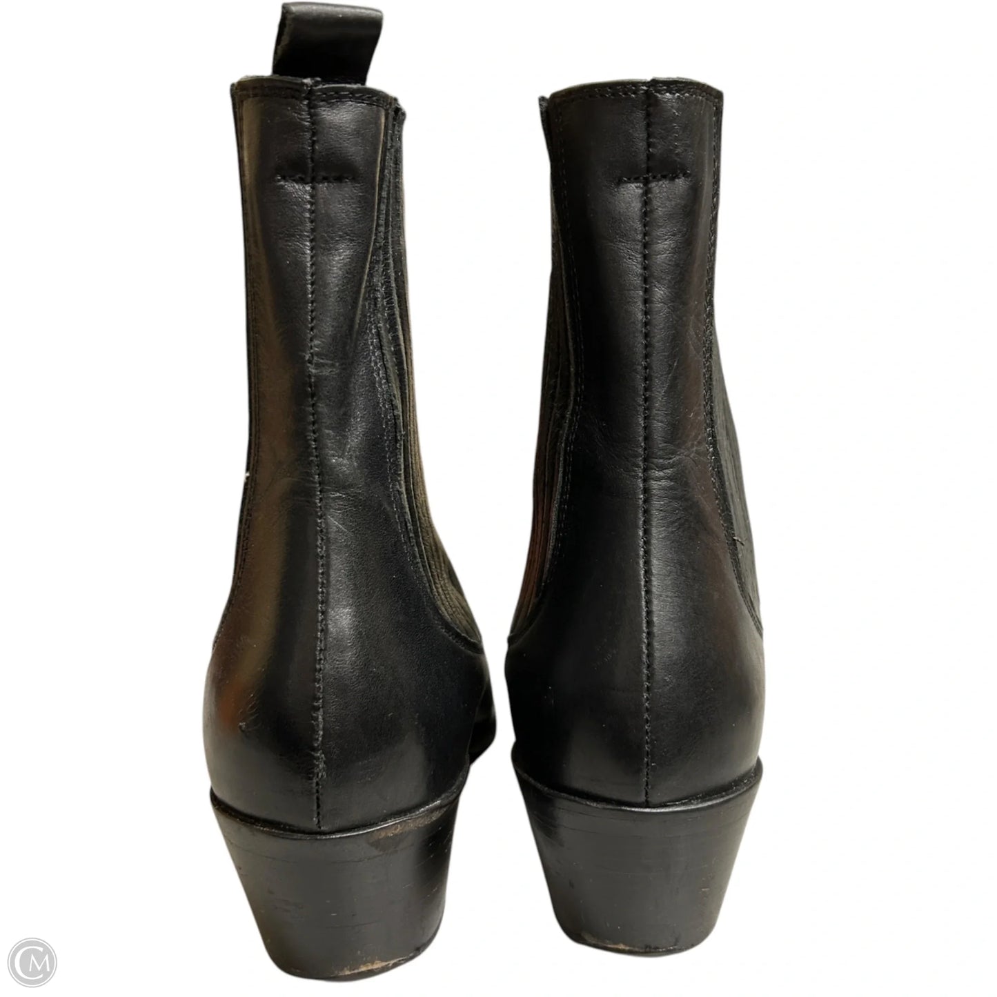 Boots Ankle Heels By Zara In Black, Size: 10.5