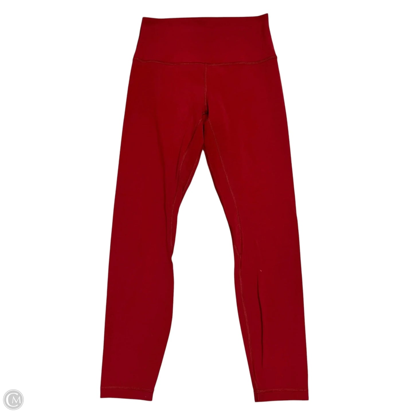 Athletic Leggings By Lululemon In Red, Size: 6