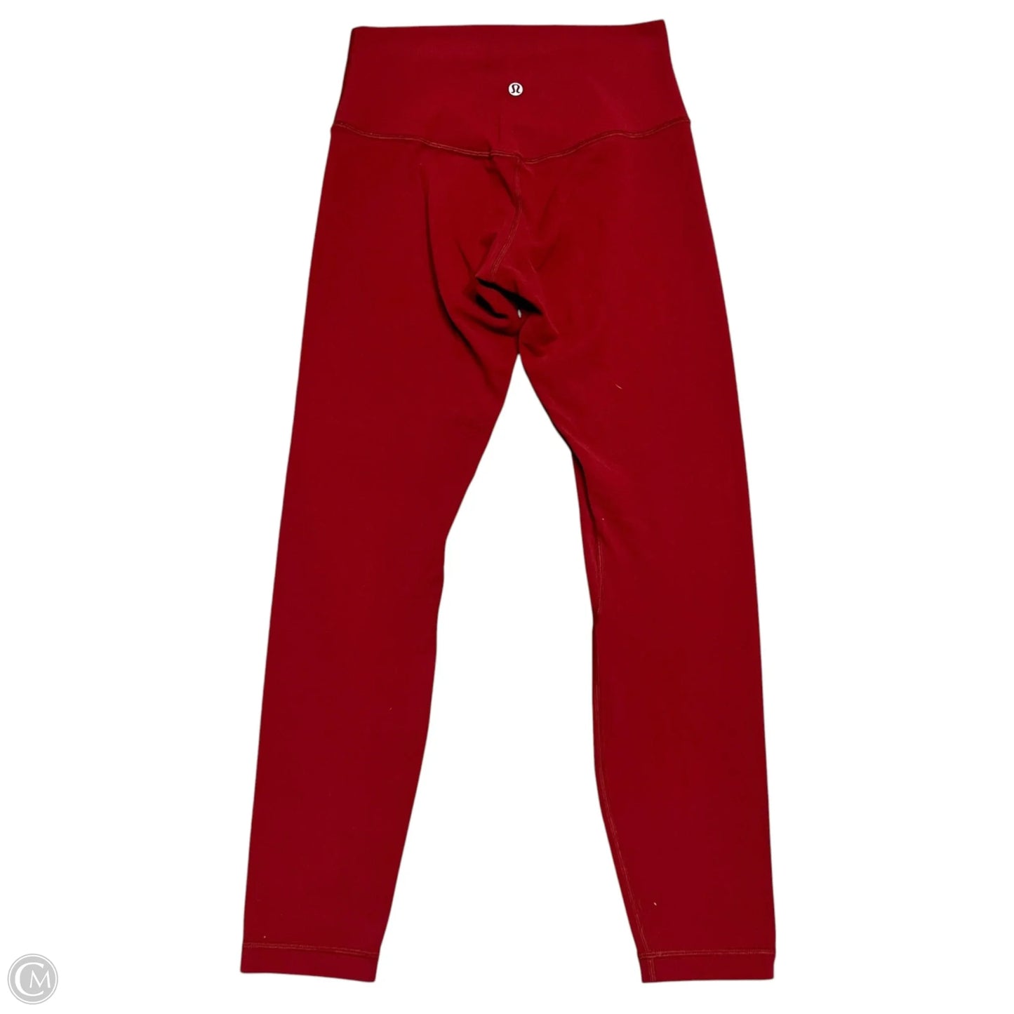 Athletic Leggings By Lululemon In Red, Size: 6