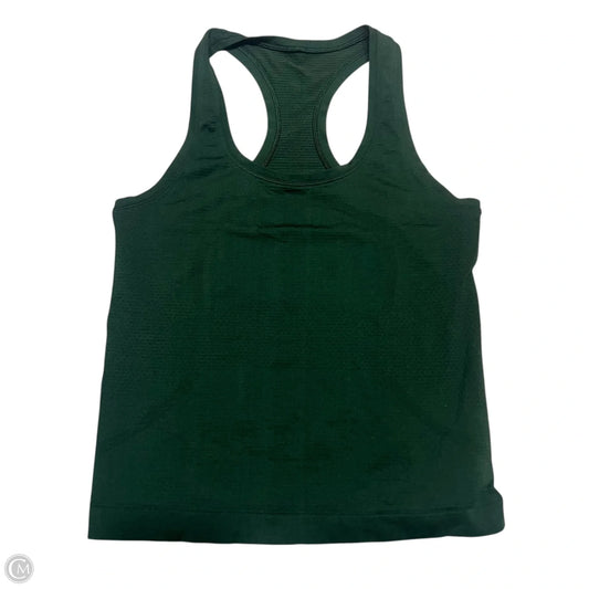 Athletic Tank Top By Lululemon In Green, Size: Xs