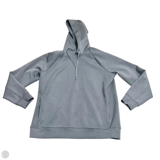 Athletic Sweatshirt Hoodie By Lululemon In Grey, Size: S