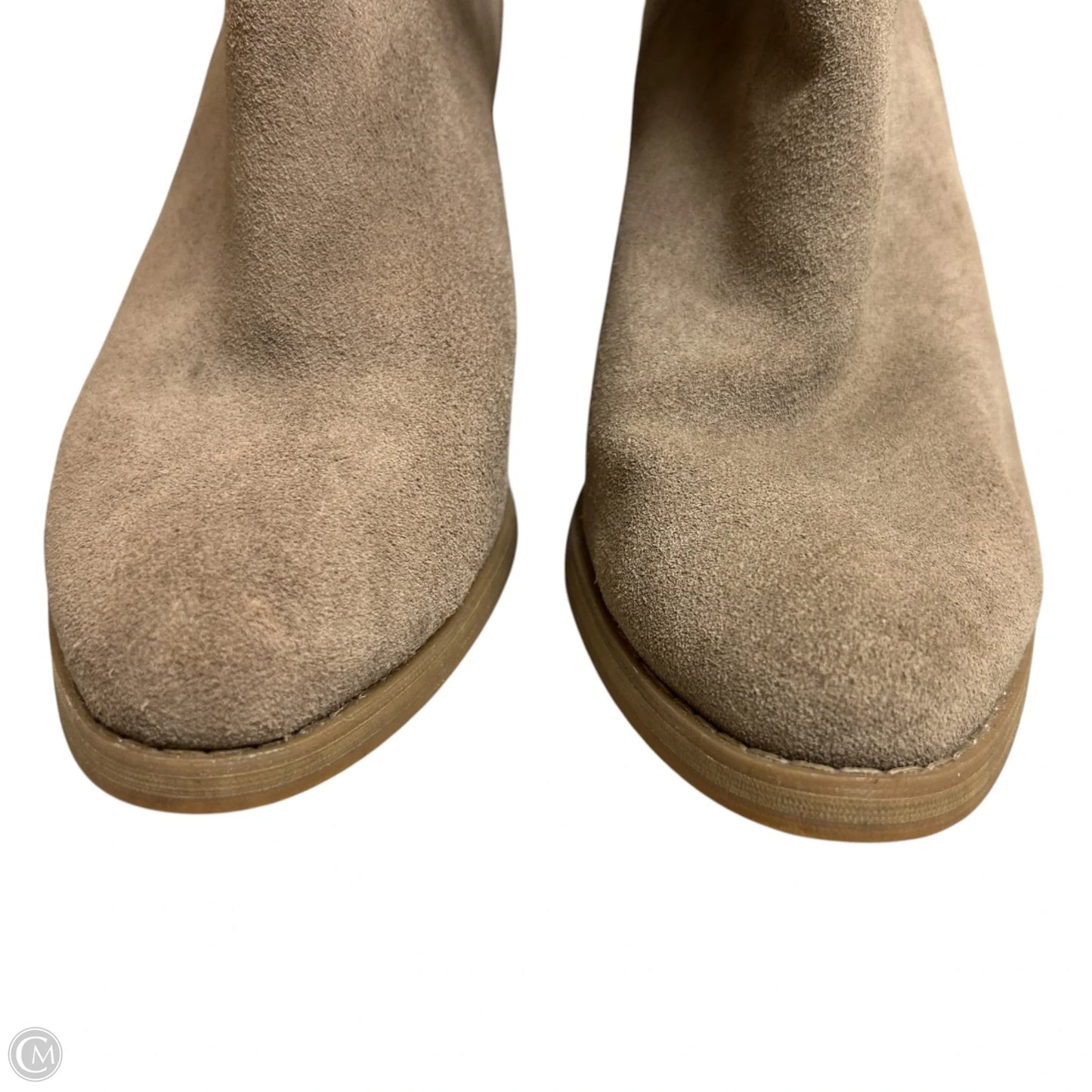 Boots Ankle Heels By Crown Vintage In Taupe, Size: 7.5