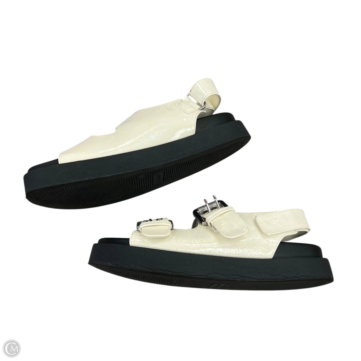 Sandals Flats By Old Navy In Cream, Size: 8