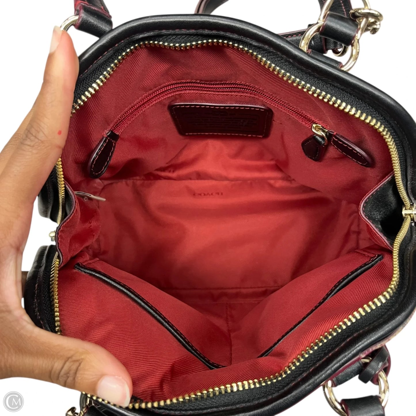 Handbag Designer By Coach, Size: Small