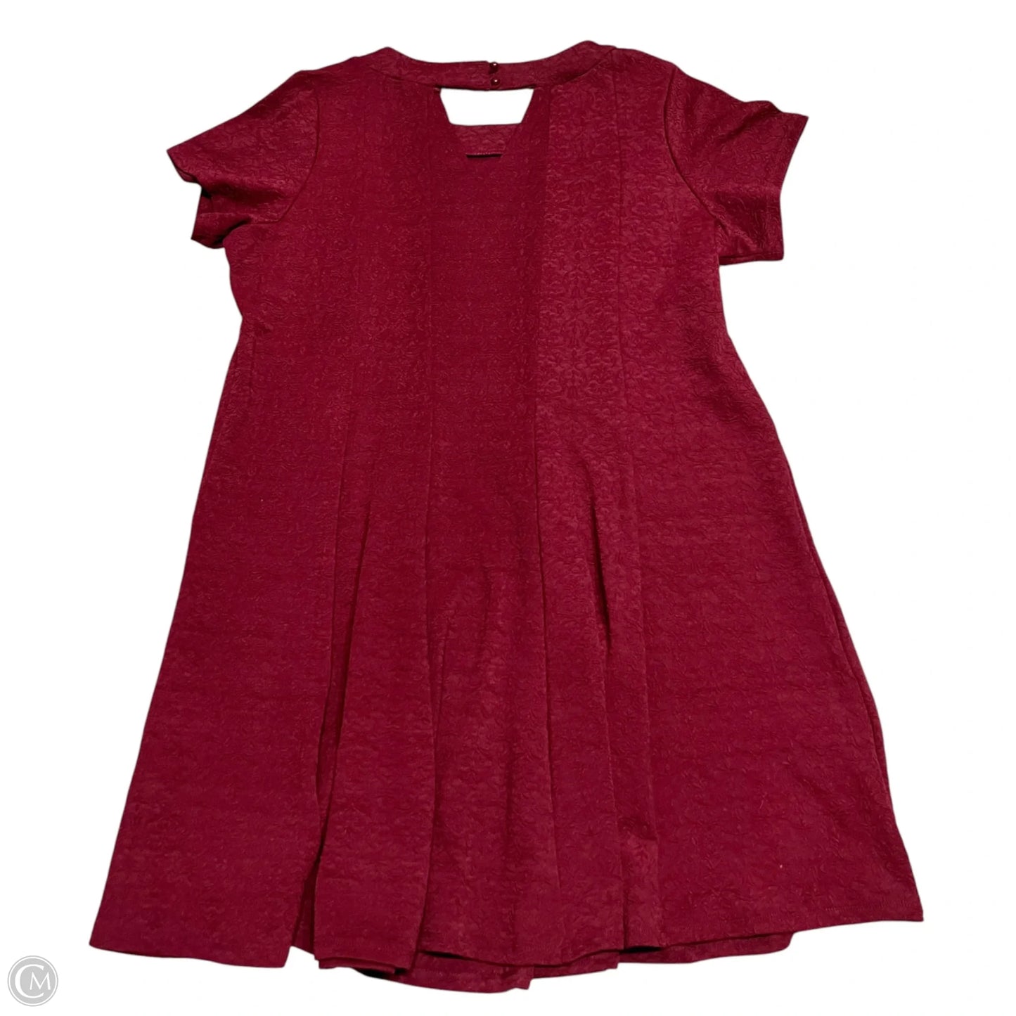 Dress Party Midi By Avenue In Maroon, Size: 4x