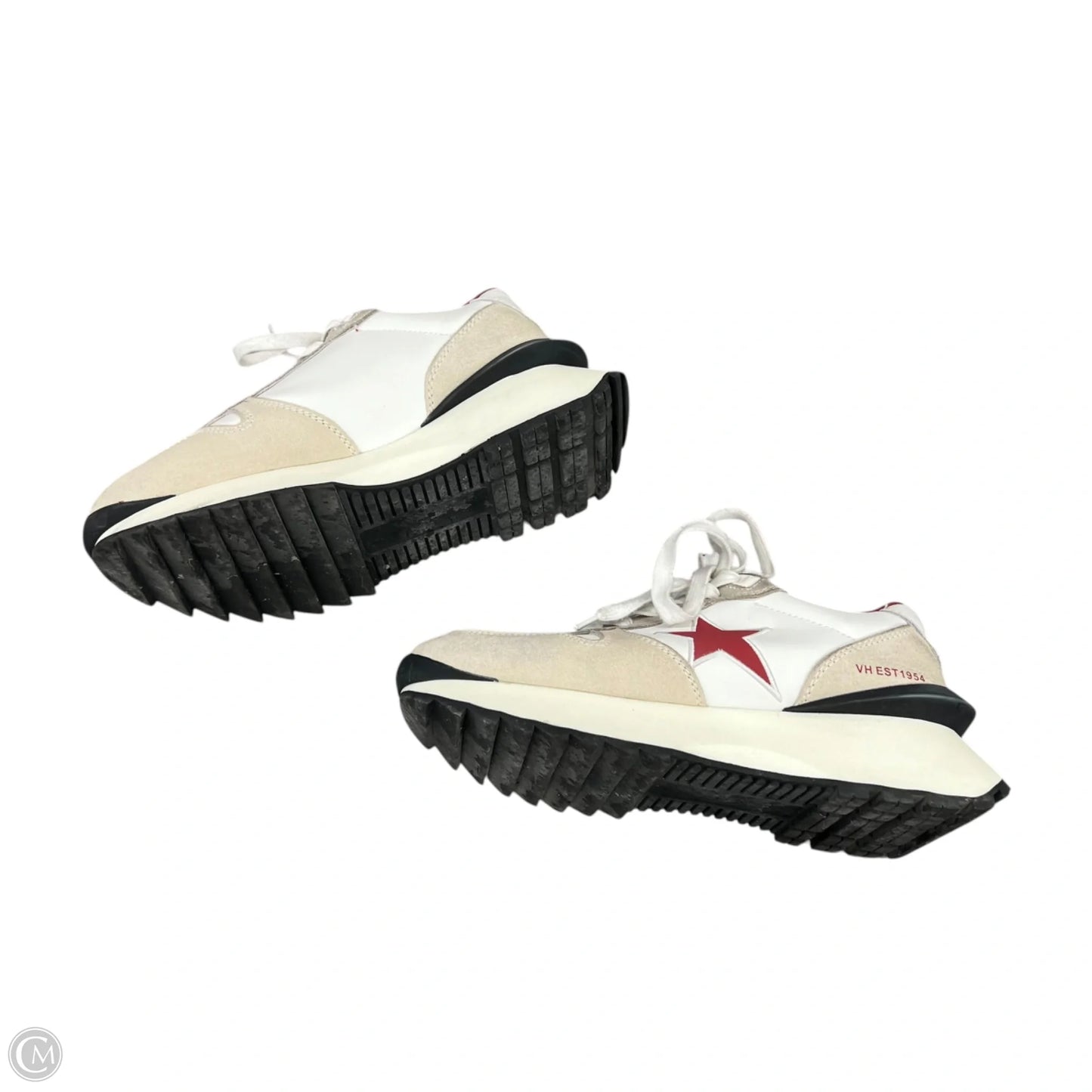 Shoes Athletic By Vintage Havana In Red & Tan, Size: 6.5