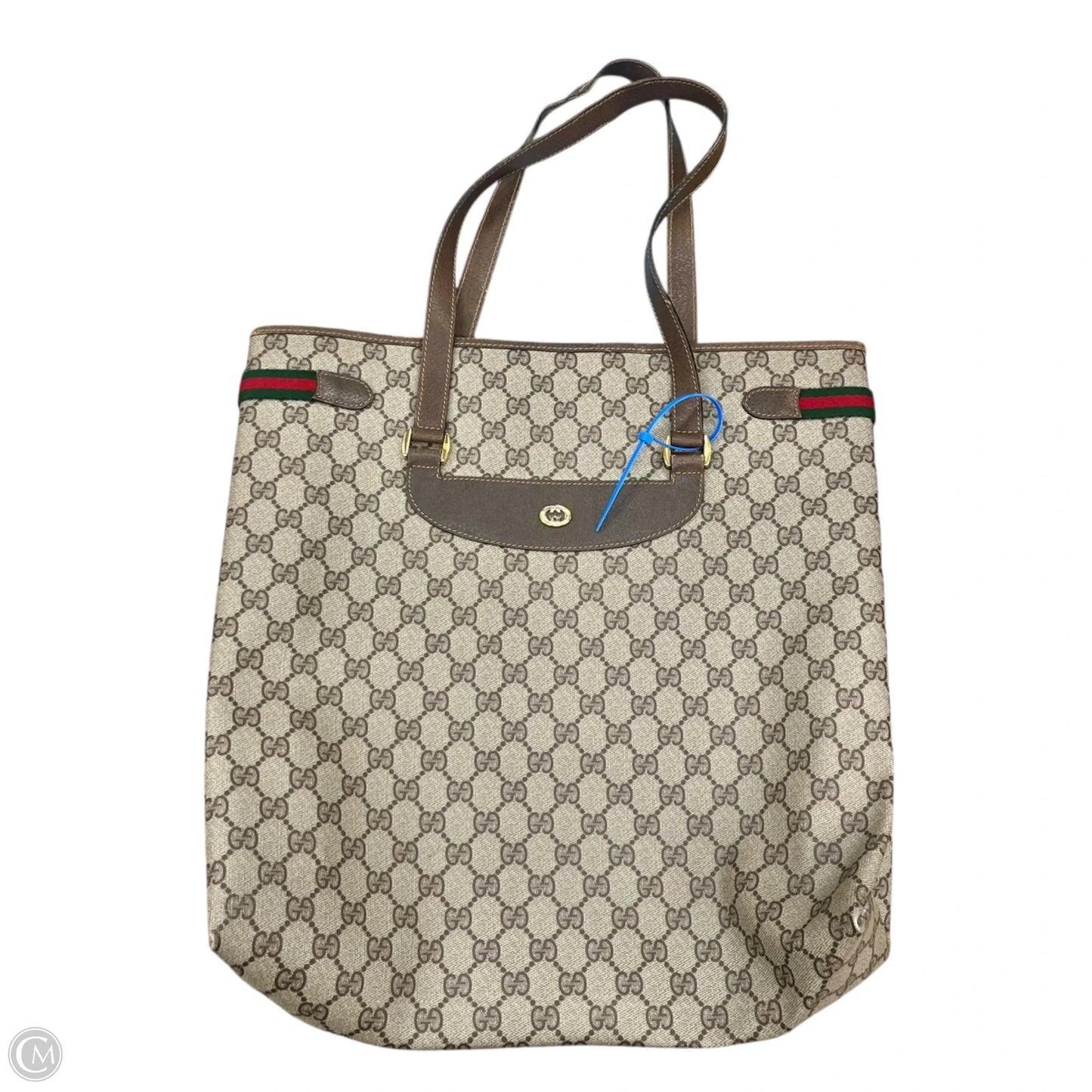 Tote Luxury Designer By Gucci, Size: Large