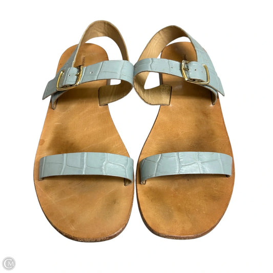 Sandals Designer By Mansur Gavriel In Blue, Size: 6.5