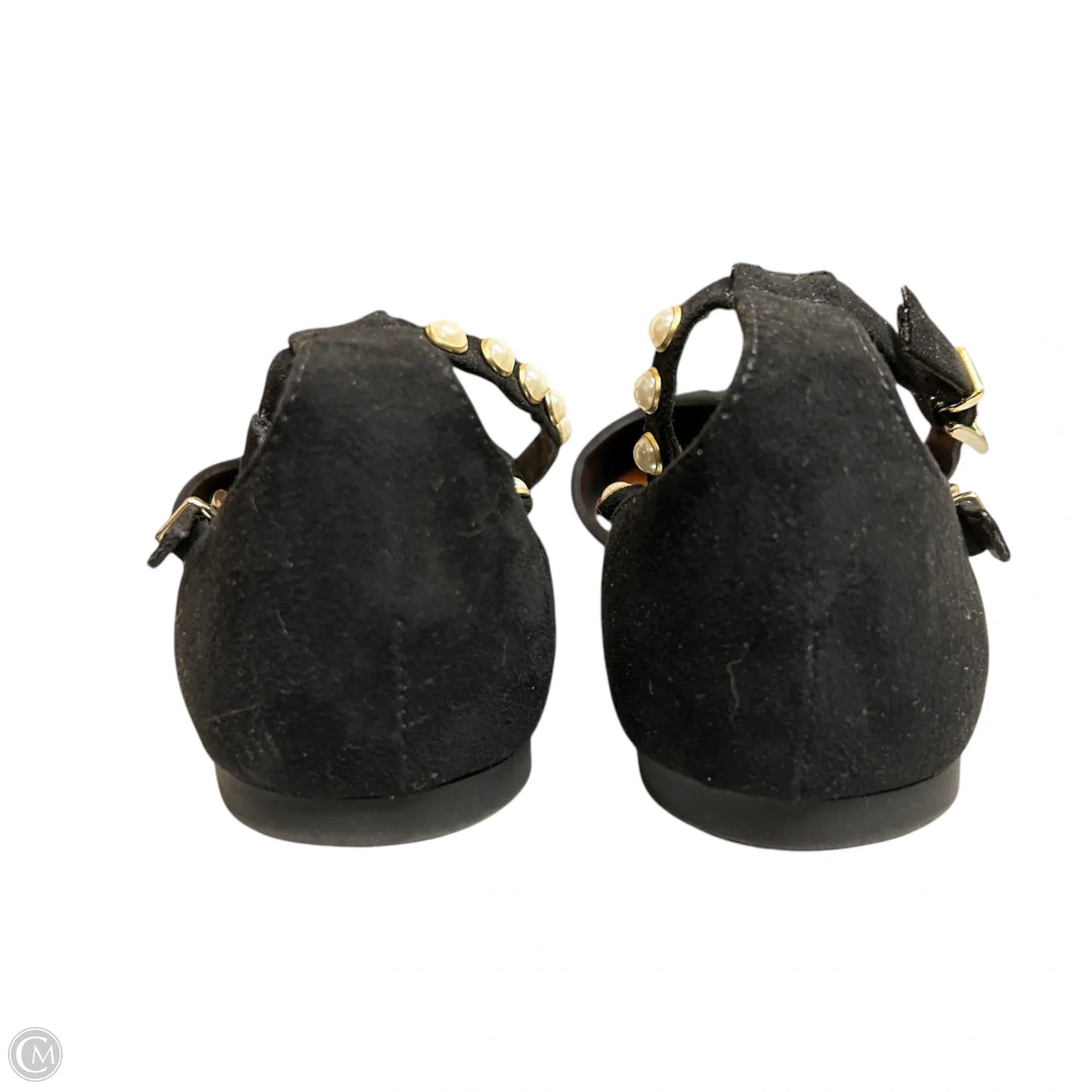 Shoes Flats By Zara Basic In Black & White, Size: 7.5