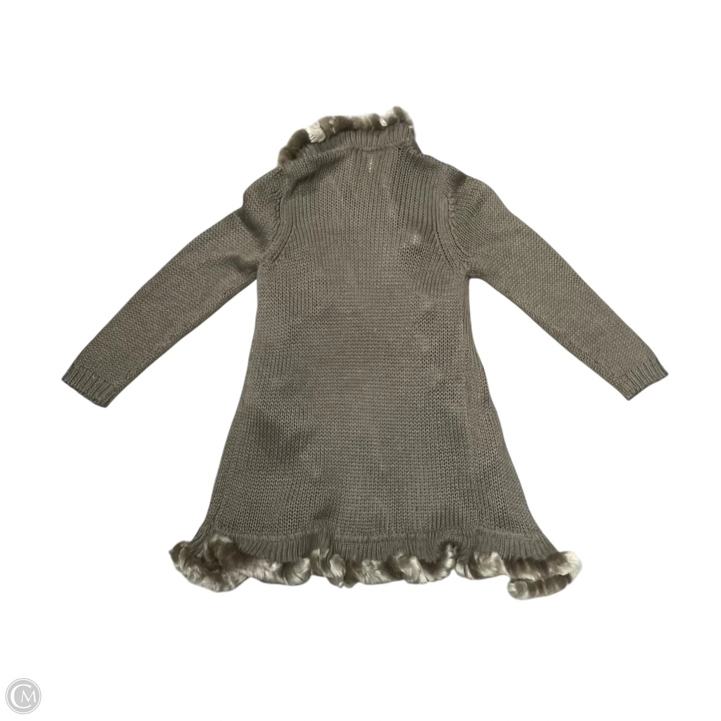Sweater Cardigan By Chicos In Brown, Size: L