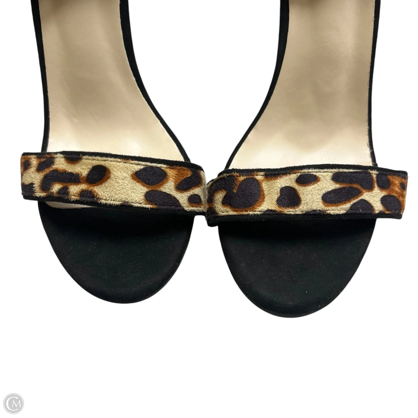 Sandals Heels Stiletto In Animal Print, Size: 9.5