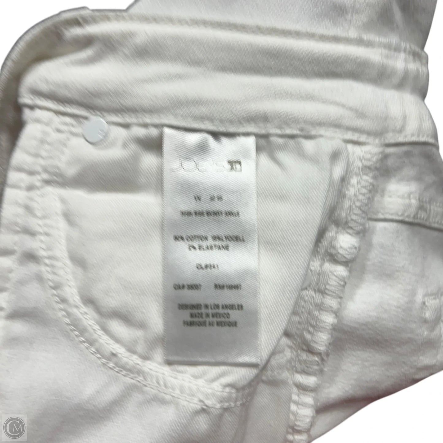 Jeans Skinny By Joes Jeans In White Denim, Size: 2