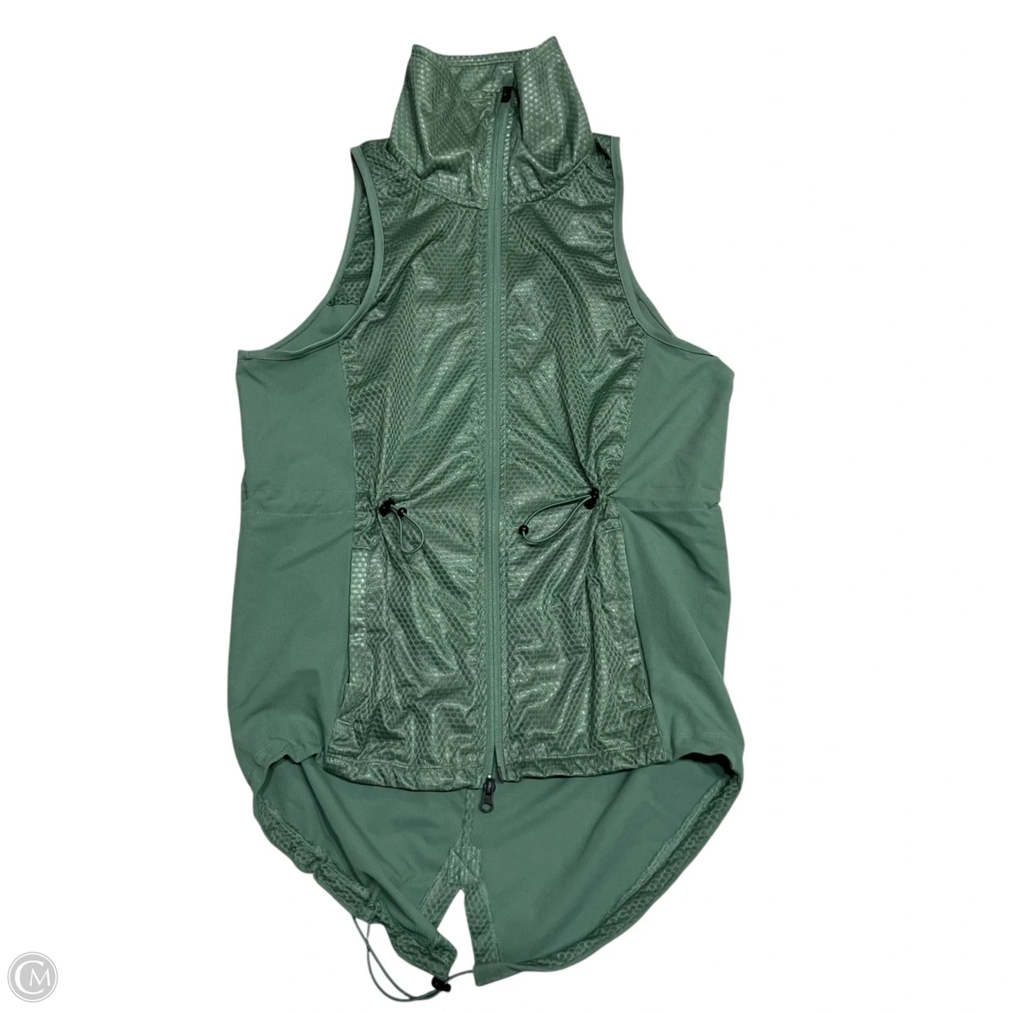 Athletic Jacket By Adidas In Green, Size: S