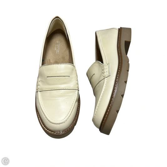 Shoes Heels Block By Rockport In Cream, Size: 8