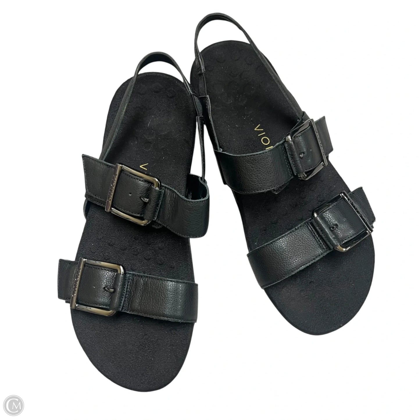 Sandals Flats By Vionic In Black, Size: 10