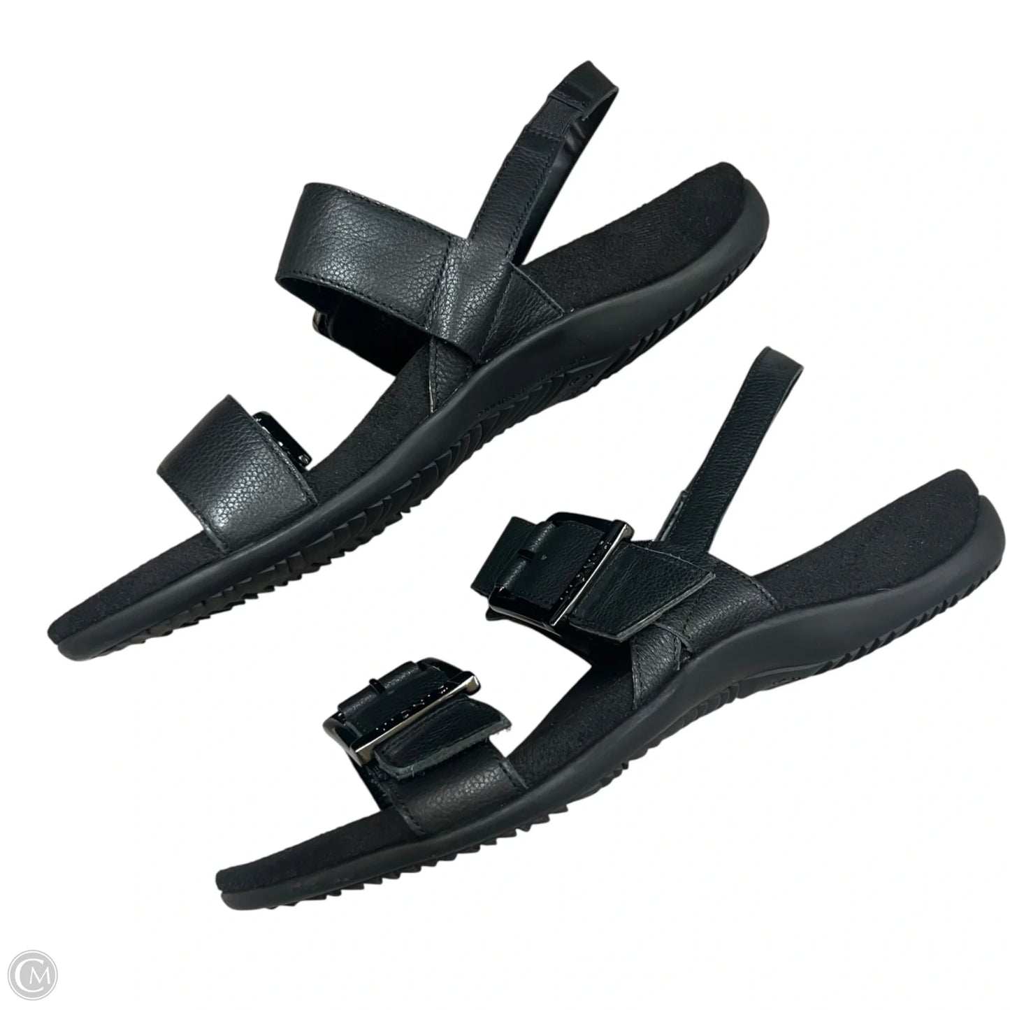 Sandals Flats By Vionic In Black, Size: 10