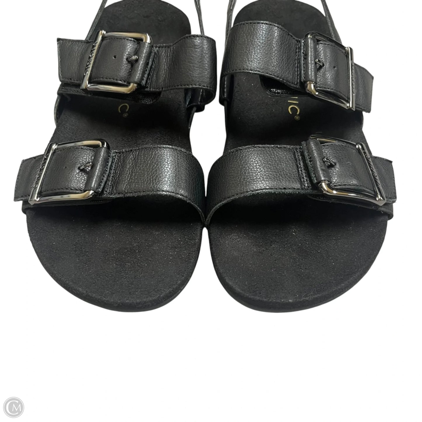 Sandals Flats By Vionic In Black, Size: 10