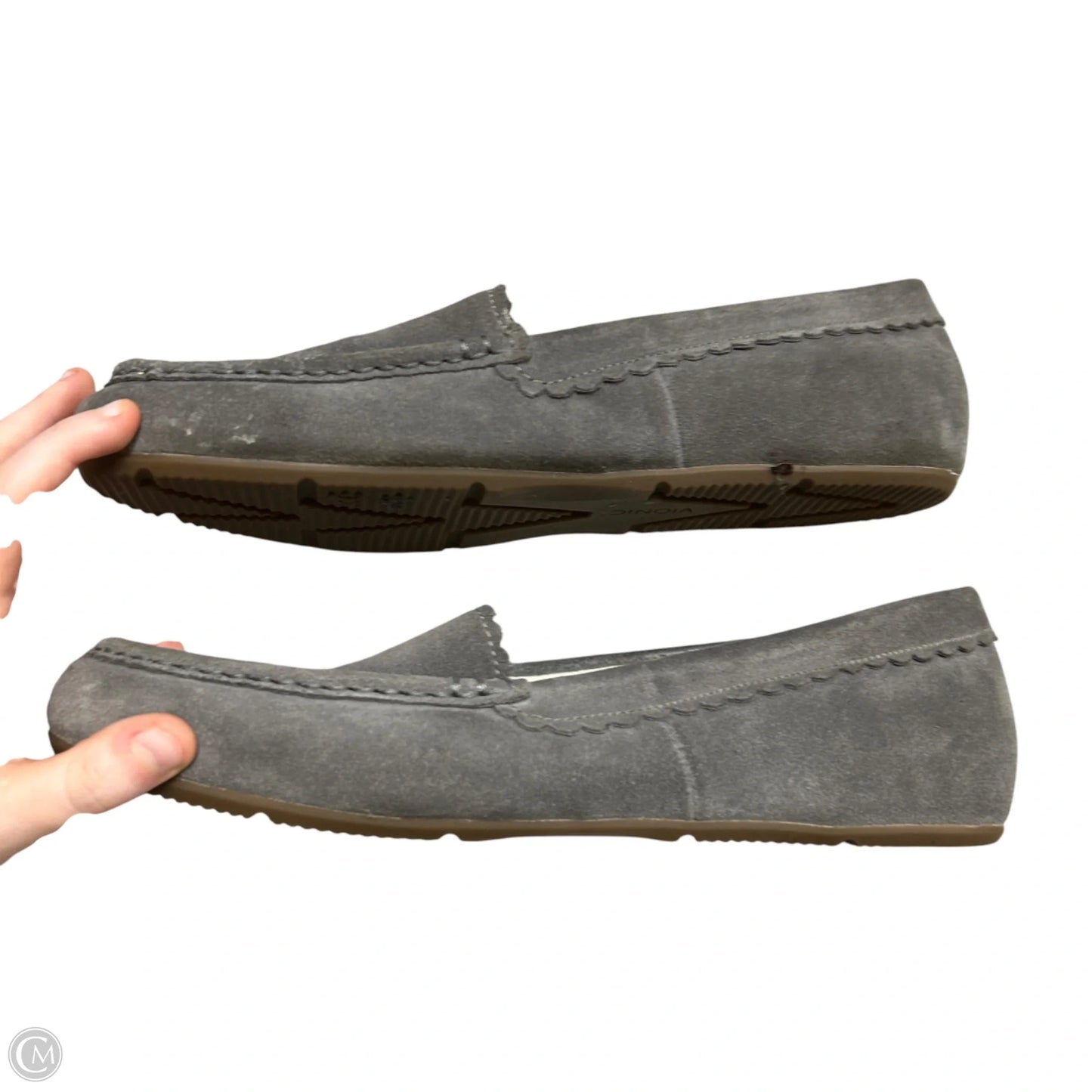 Shoes Flats By Vionic In Grey, Size: 11