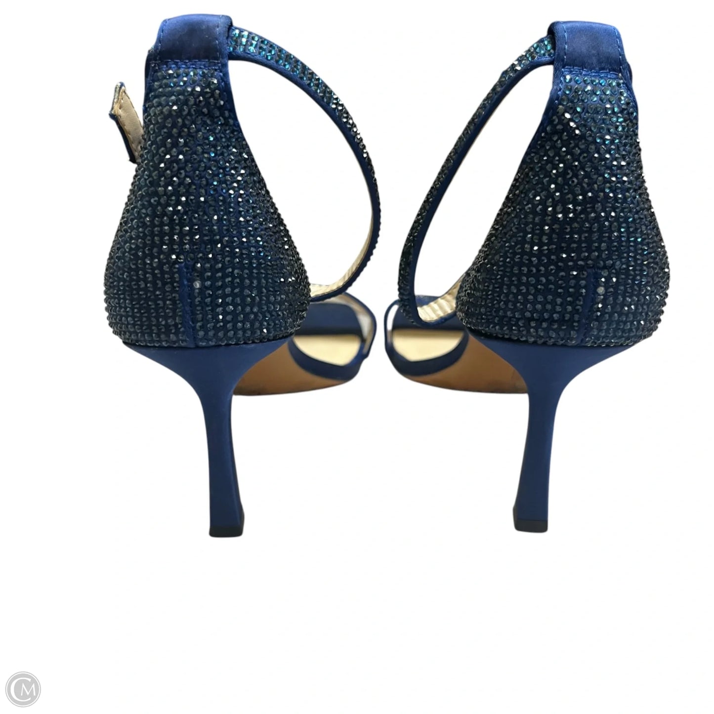 Sandals Heels Block By Vince Camuto In Blue, Size: 7