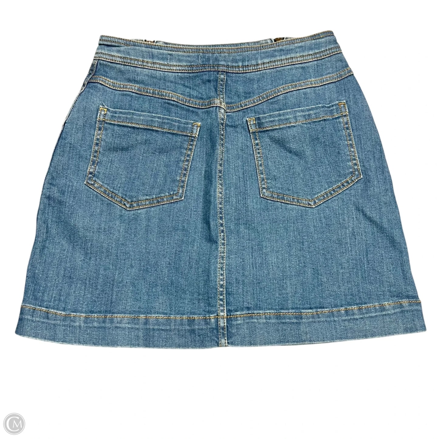 Skirt Mini & Short By Pilcro In Blue Denim, Size: 6