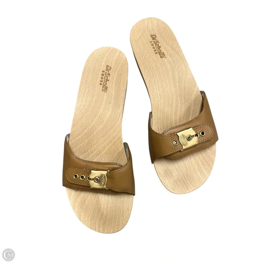 Sandals Flats By Dr Scholls In Brown, Size: 8