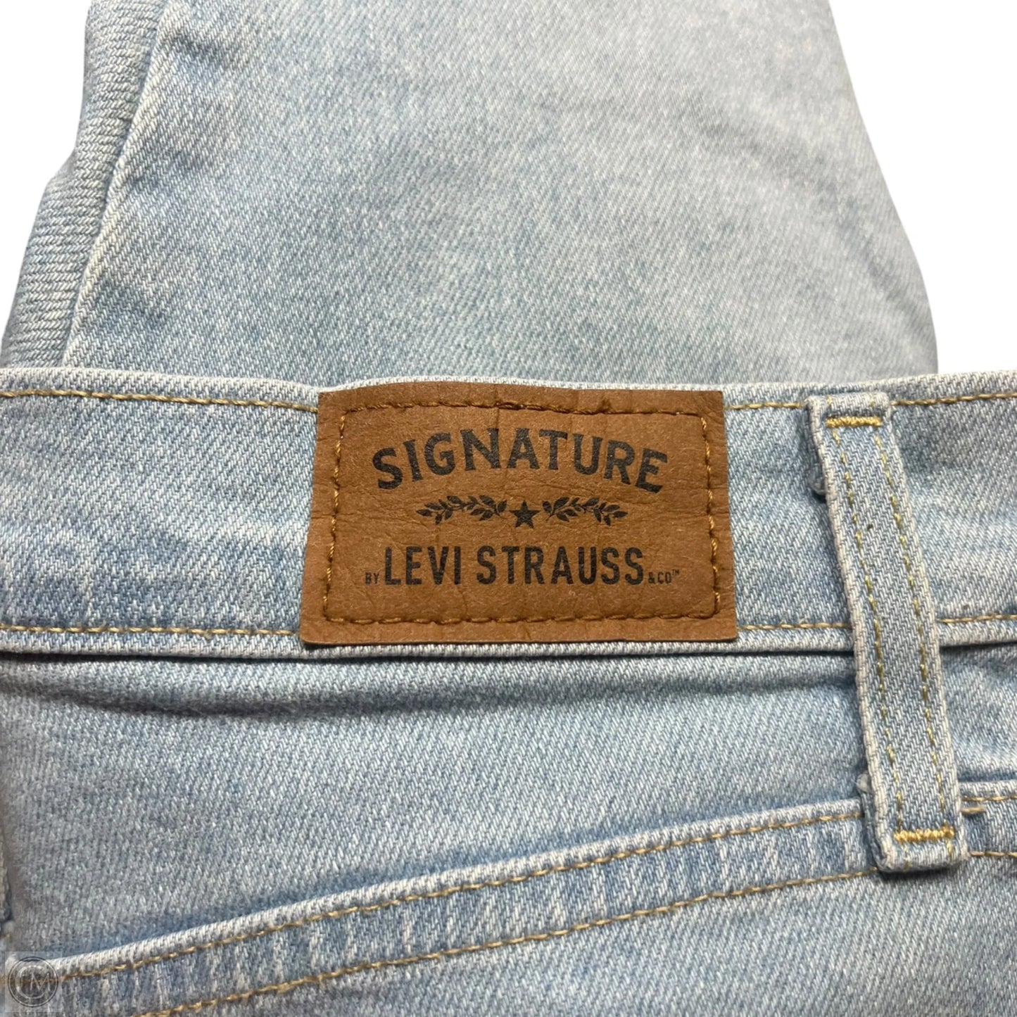 Jeans Skinny By Levis In Blue Denim, Size: 8