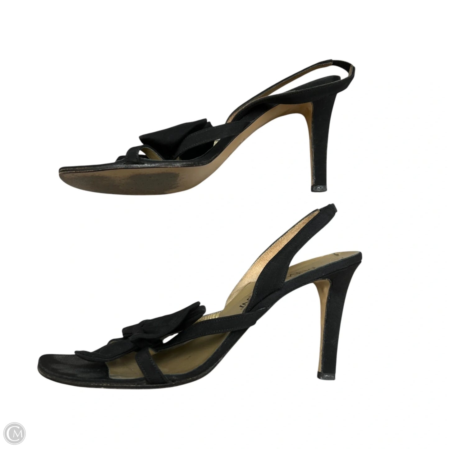 Shoes Luxury Designer By Yves Saint Laurent In Black, Size: 8