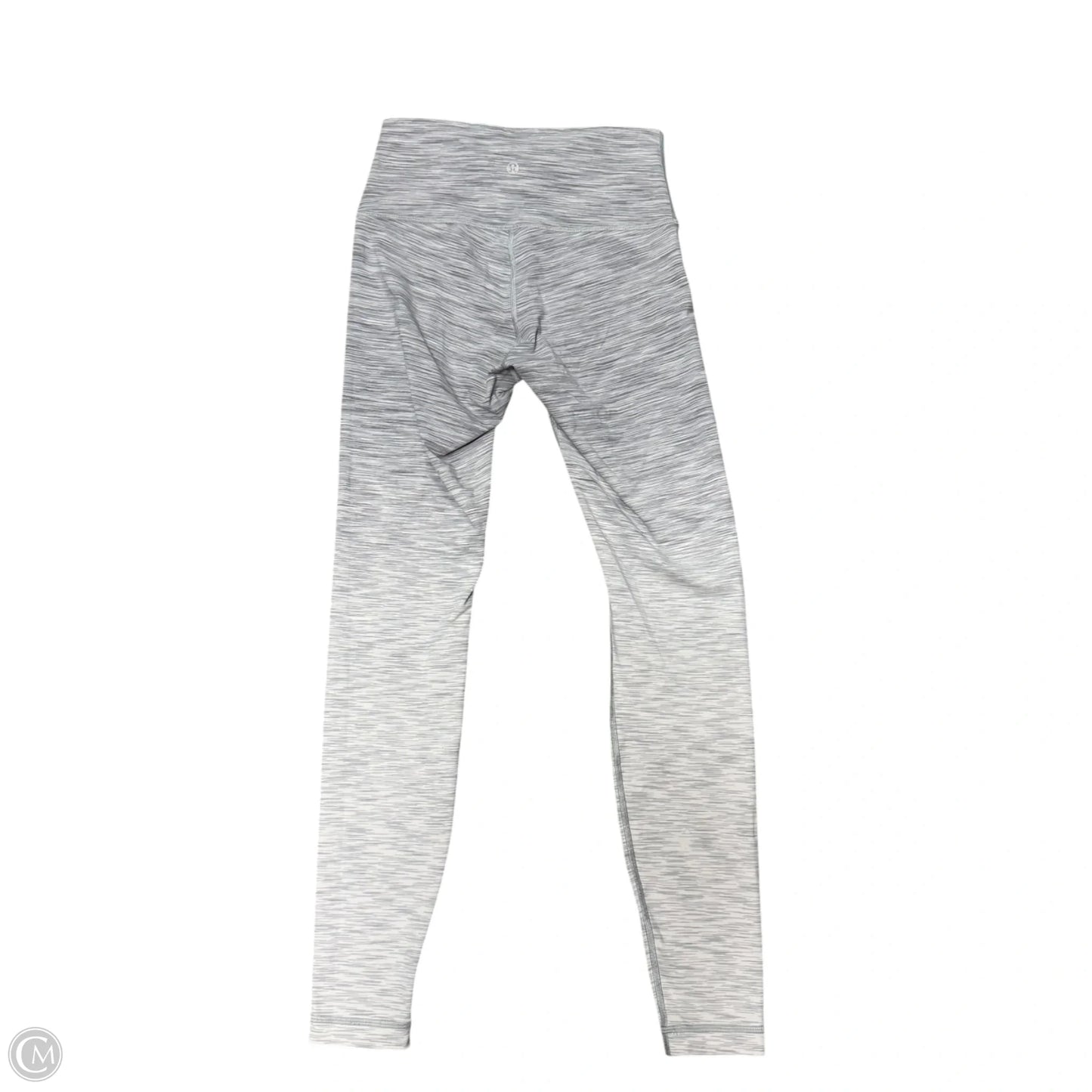 Athletic Leggings By Lululemon In Grey & White, Size: 6
