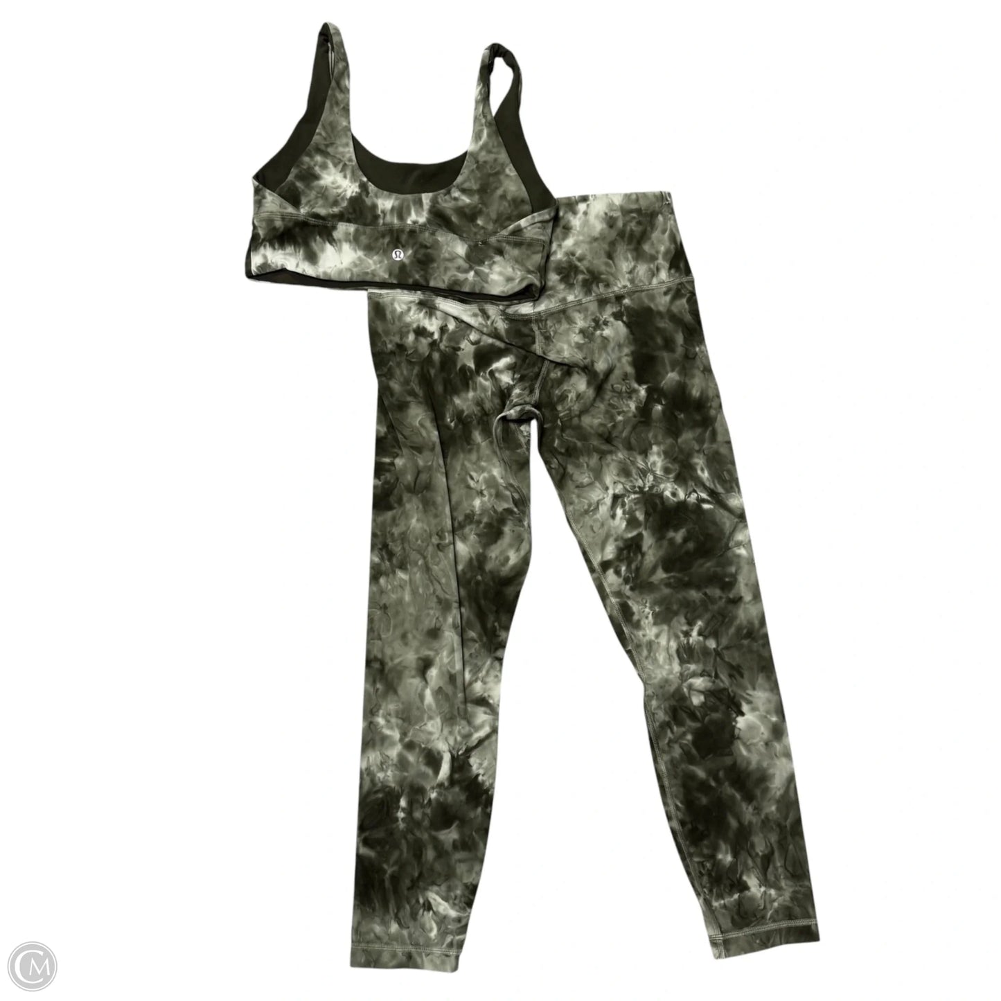 Athletic Pants 2pc By Lululemon In Green, Size: 10