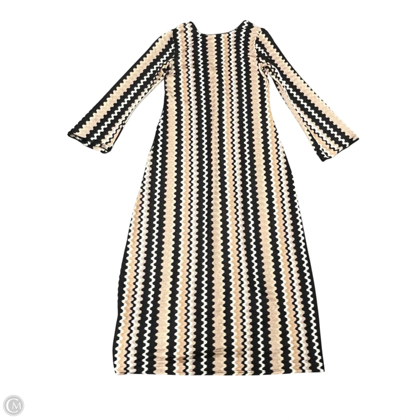 Dress Casual Maxi By Show Me Your Mumu In Black & Tan, Size: Xl